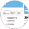 XXL Wandkalender DIN A0 2027 (blau2) große Tageskästchen Produktbild-Vorschau 4