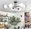 Fossobiubo Deckenlampe aus Metall/Glas in Schwarz/Weiß Produktbild-Vorschau 4