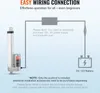A diagram illustrating the wiring connection for a linear actuator, showing its connection to a power supply and battery. Náhled obrázku produktu