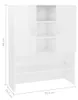 vidaXL Waschmaschinenschrank Hochglanz-Weiß 70,5x25,5x90 cm Produktbild-Vorschau 8