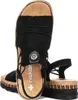 Rieker Damen Keilsandalette Sandale Modeschuh schwarz 40 Produktbild-Vorschau 56