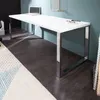 Moderner Schreibtisch WHITE DESK 140cm weiß Hochglanz Produktbild-Vorschau 1