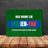 Hier wohnt ein Italien-Fan Metallschild in 15x20 cm mit Produktbild-Vorschau 4