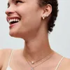 Pandora Behandelte Süßwasserzuchtperle & Stein Ohrhänger Produktbild-Vorschau 3