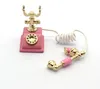 Maßstab 1:12 Miniatur Telefon | Puppenhaus Wohnzimmer Deko Produktbild-Vorschau 4