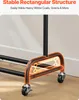 SucceBuy Porte-manteau sur roulettes avec barre Voir les images du produit 5