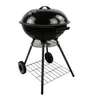 A black charcoal grill on a white background. Produktbild-Vorschau
