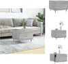 vidaXL Couchtisch Grau Sonoma 50x50x40 cm Holzwerkstoff -  Produktbild-Vorschau 1