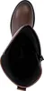 A top-down view of a brown leather boot. Voir les images du produit