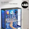 BROTTAR 71,2" Vitrinenschrank Schwarz mit Glastüren, 6 Produktbild-Vorschau 4