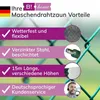 Maschendrahtzaun Gartenzaun grün : 80 cm x 15 m Produktbild-Vorschau 6