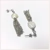 Edelschmiede925 Ohrhänger modern mit echter Perle, 925/- Produktbild-Vorschau 2