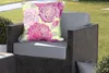 MuchoWow® Outdoor Kissen - Rosen - Rosa - Muster - 60x60 cm Produktbild-Vorschau 5