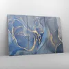 Bild auf Leinwand - Leinwandbild - 3 Teile - Gold Blau Produktbild-Vorschau 4
