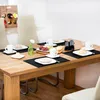 relaxdays 10020505_46 relaxdays Platzset   schwarz Anteprima dell’immagine prodotto 2