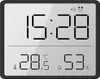 Cyfrowy budzik Ekran LCD Temperatura Wilgotność Wyświetlacz Podgląd zdjęcia produktu 2