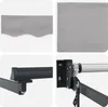 Maison Exclusive - Einziehbare Markise Hellgrau 350 x 250 Produktbild-Vorschau 8