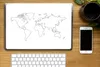 MuchoWow® Laptop Aufkleber Sticker Cover Weltkarte - Produktbild-Vorschau 2