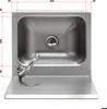XPOtool Edelstahl Gastro Waschbecken mit quadratischem Produktbild-Vorschau 7