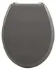 MSV WC Sitz Toilettendeckel MDF Holzkern "Anthrazit" Produktbild-Vorschau 3