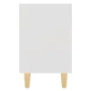 vidaXL Nachttisch mit Massivholz-Beinen Weiß 40x30x50 cm -  Produktbild-Vorschau 6
