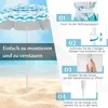 COSTWAY 2 set di sedie da spiaggia, sedie pieghevoli con Anteprima dell’immagine prodotto 6