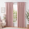 Kräuselband-Vorhang 140x145cm #9009 altrosa Produktbild-Vorschau 1