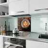 Küchenrückwand Spritzschutz Glas mit Motiv Kaffeegenuss 40 Produktbild-Vorschau 2