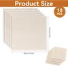 10 Stš¹ck Passiertuch Wiederverwendbar 50 x 50cm Waschbar Produktbild-Vorschau 2