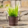 Doniczka KADAX "Pula" ze spodkiem, plastikowa doniczka, Podgląd zdjęcia produktu 3