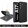 Für Samsung Galaxy A17 5G - Schwarz Silikon Schutz Hülle + Produktbild-Vorschau 1