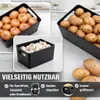 Lot de 3 boîtes de conservation pour pommes de terre Voir les images du produit 5