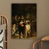 MuchoWow® - Plátno - Nočná hliadka - maľba, Rembrandt van Náhľad obrázku produktu 5