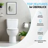 hausleben Toilettensitz mit Absenkautomatik, Duroplast WC Produktbild-Vorschau 3