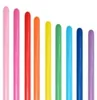 Megaform Ballons 260Q Modellieren - 100 Stück bunte Latex Produktbild-Vorschau 2