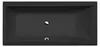 CLEO Rechteckwanne 160x75x48cm, schwarz matt Produktbild-Vorschau 1