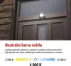 LED reflektor VISIO, 10 W, černý, neutrální bílá Náhled obrázku produktu