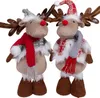 Elch 40cm (50cm) stehend, 2er Set Dekofigur Weihnachten Produktbild-Vorschau 1