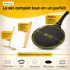 poêle à crêpes pour induction avec revêtement antiadhésif pour cuire crêpes pancakes et galettes Voir les images du produit