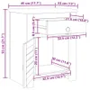 VidaXL 240950, Drewno, 450 mm, 330 mm, 550 mm, 1 szt. Podgląd zdjęcia produktu 7