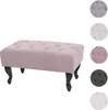 Ottomana Chesterfield, sgabello poggiapiedi, tessuto Anteprima dell’immagine prodotto 5