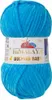 A ball of blue yarn with a label. Náhled obrázku produktu