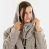 Knit Factory Evy Kapuzenschal - Grau - One Size Produktbild-Vorschau 3