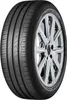 A close-up studio shot of a car tire mounted on a silver alloy wheel, presented against a white background. Podgląd zdjęcia produktu