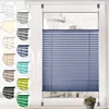 Sonello Plissee Klemmfix ohne Bohren 50cm x 120cm Blau Produktbild-Vorschau 1