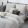 Pościel Satynowa Queen Premium 160x200 Szara z Bizą - Podgląd zdjęcia produktu 6