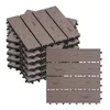 WOLTU WPC Terrassenfliesen Holzoptik Terrassendielen Fliese Produktbild-Vorschau 1