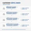 Ladeheid Kinder Gürtel Elastik-Gürtel 1-12 Jahre 34-90 cm Produktbild-Vorschau 3