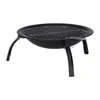 A black portable grill with a metal grate and three legs, shown against a white background. Náhľad obrázku produktu