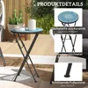 Outsunny Beistelltisch klappbar Gartentisch mit Produktbild-Vorschau 6